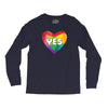 Yes Lgbt Heart Long Sleeve Shirts