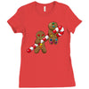 red vs green   you are dead Ladies Fitted T-Shirt