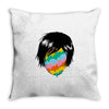 lovely face Throw Pillow