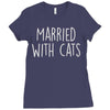 married with cats Ladies Fitted T-Shirt