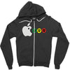 apple mac man Zipper Hoodie