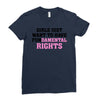 girls just want to have fundamental rights Ladies Fitted T-Shirt