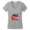 LET'S DO IT Women's V-Neck T-Shirt