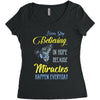 Butterfly Miracles Women's Triblend Scoop T-shirt