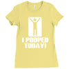 novelty funny humor tee graphic Ladies Fitted T-Shirt