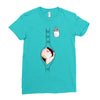 Peek a Boo with Pocket Baby Girl Ladies Fitted T-Shirt