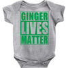 st patrick's day ginger lives matter Baby Onesie