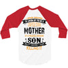 Super Cool Mother Of A Freaking Awesome Son 3/4 Sleeve Shirt