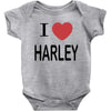 i love harley Baby Bodysuit