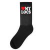 love my locs Socks
