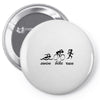 swim bike and run Pin-back button