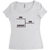 me me and cancer Women's Triblend Scoop T-shirt