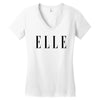 elle Women's V-Neck T-Shirt