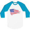 united states of america 3/4 Sleeve Shirt