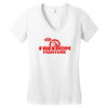 freedom fighters Women's V-Neck T-Shirt