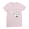 meh bunny Ladies Fitted T-Shirt
