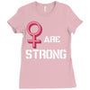 Women's March We Are Strong Ladies Fitted T-Shirt
