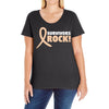 Survivor Rock Ladies Curvy T-Shirt