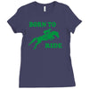born to ride horse riding pony horse Ladies Fitted T-Shirt