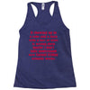 casual friday Racerback Tank