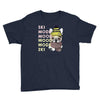 ski mood french bulldog Youth Tee