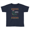 ugly dinosaur merry christmas Toddler T-shirt