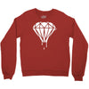 dripping diamond logo Crewneck Sweatshirt