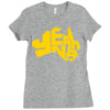 yeah nah Ladies Fitted T-Shirt