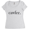 cawfee Women's Triblend Scoop T-shirt