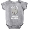 pluto Never Forget Baby Bodysuit