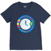 clock V-Neck Tee