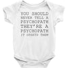 psychopath Baby Bodysuit
