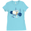 weight lifting accident Ladies Fitted T-Shirt