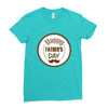 HAPPY FATHER DAY Ladies Fitted T-Shirt