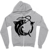 fish Zipper Hoodie