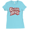 guitar hero logo Ladies Fitted T-Shirt