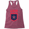 land of the free Racerback Tank