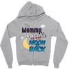 mommy  moon&amp;back Zipper Hoodie
