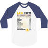 Leo Facts Zodiac 3/4 Sleeve Shirt