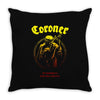 coroner punishment for decadence Throw Pillow