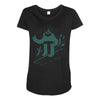 easy rider Maternity Scoop Neck T-shirt