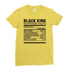 black king nutrition facts Ladies Fitted T-Shirt