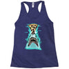 pizza shark graphic Racerback Tank