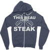 steak Zipper Hoodie