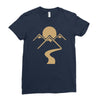 mountain (2) Ladies Fitted T-Shirt