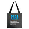 Papa Noun Definition Tote Bags