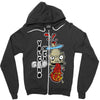 volcano head Zipper Hoodie