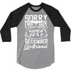 This Guy Is Taken By A Super Sexy December Girlfriend 3/4 Sleeve Shirt
