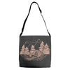 Camping Red Adjustable Strap Totes