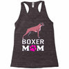 love boxer dog mom funny Racerback Tank